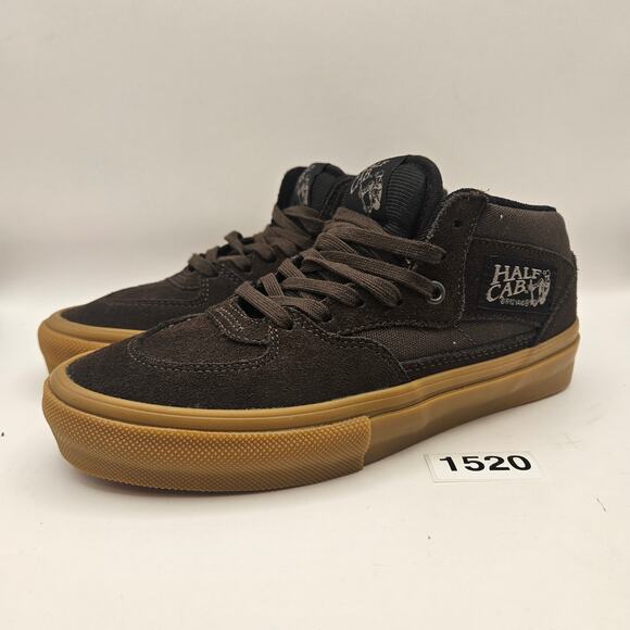 VANS MEN\'S 6 HALF CAB SKATEBOARD SHOES BROWN GUM NWOB main image 5